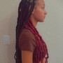 Waist length soft locs