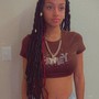 Waist length soft locs