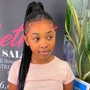 5 Feeling cornrow Braids  with design