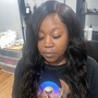 Lace closure sew in with a bang