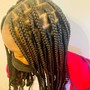 Feed in braids and knotless Combo