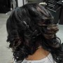 Quick weave with curly hair