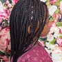 Kid’s  Medium Knotless braids