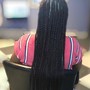 Box Braids (shoulder length)