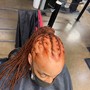 Single process color on locs