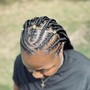 Large Box/knotless braids/faux locs/Crochet/Marley Twist