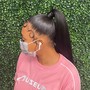 Silk Press & Ponytail with Extension