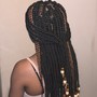 Kid's scalp  Braids (real hair)