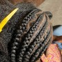 Flip over cornrows