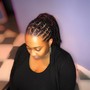 Goddess Knotless Braids (shoulder length)