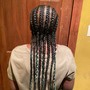 Kid's French braids with Beads