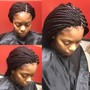 Goddess Box Braids Short length