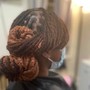 Interlocking roots only/ retouch/ 100 and under locs