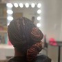 Cornrows/ intricate braid style/ designs