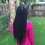 Box Braids large mid back