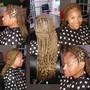 Cornrows / straight back braids/ under wig braids