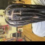 Large Mid -back knotless  Braids