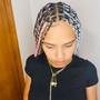 Large thigh-length Knotless Braids (enjoy special pricing)