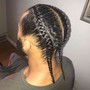 Men’s Straight back Braids