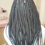 Medium Box Braids