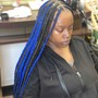 Large Knotless Braids