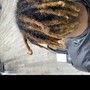 Retwist half head (Only the top sides shaved)