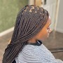 Large  regular box braids