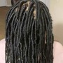 Box Braids over dreadlocks