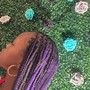 Small Knotless Individual Braids