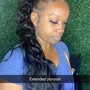 Quick Weave with leave out