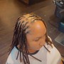 Adult Cornrows shaved sides