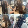 Medium Boho braids (human hair is $60 added)