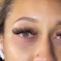 Hybrid cateye lash extensions