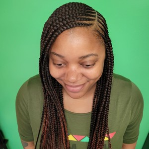 bright red poetic justice braids