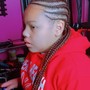 Natural hair Cornrows