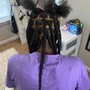 Kid knotless braids