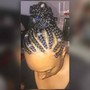 Feed-in Goddess Braids