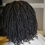 Starter Loc Coils on Natural Texture hair *medium/large