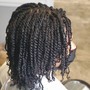 Starter Loc Coils on Natural Texture hair *medium/large