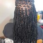 Waist Length Knotless Island Twists