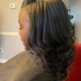 Shampoo/detangle blowdry