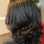 Shampoo/detangle blowdry