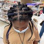 Tribal braids w/ box braids