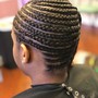 Cornrows for sew-in with extensions