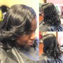 Senior Relaxer & Silk Press