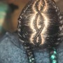 8-12 Feed In Braids