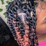 2 Feed In Braids ( Hair Included )