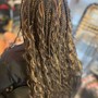 Medium Boho braids (human hair is $60 added)