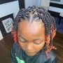 Kids Man Bun Retwist and style (10 and under)