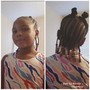 Partial Weave ponytail